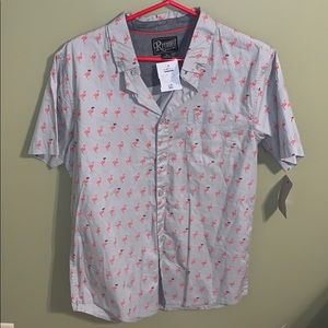 Retrofit button down T-Shirt